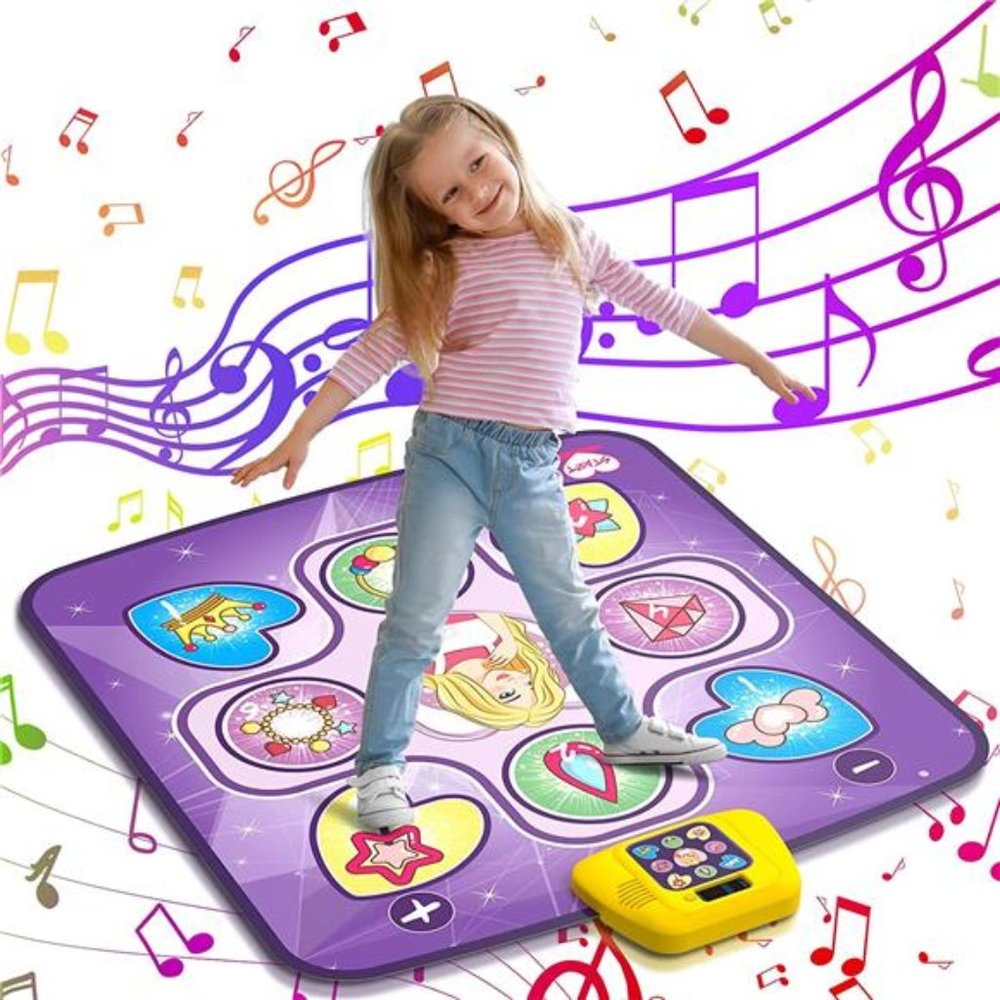 Dance Mat Toys for 3-10 Year Old Girls,5 Game Modes Including 3 Challenge Levels